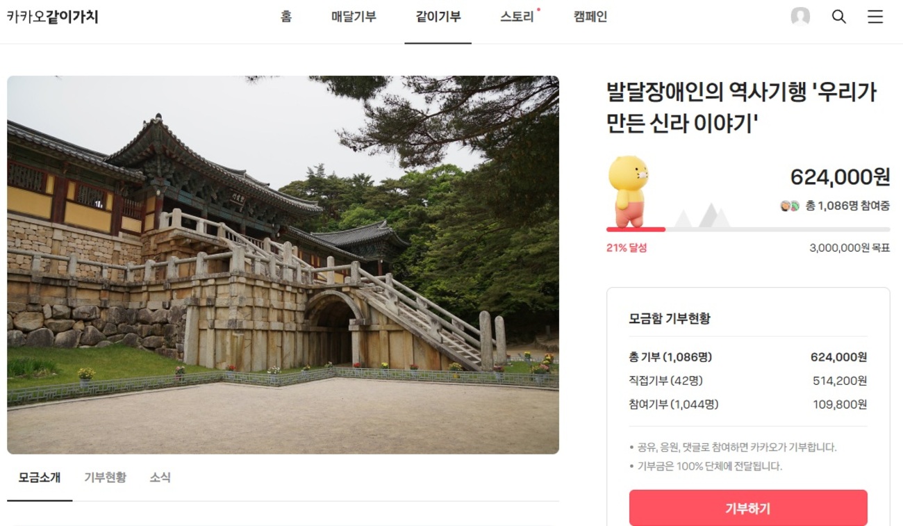 발달장애인의 역사기행 '우리가 만든 신라 이야기'